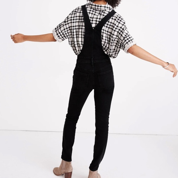 Madewell Lunar Wash Skinny Overalls - Picture 9 of 9